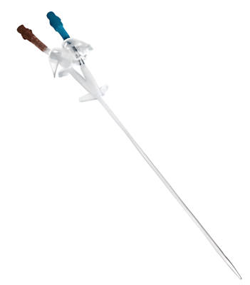 12Fr 16cm Double Lumen Hemodialysis Catheter Kit - Straight Extension