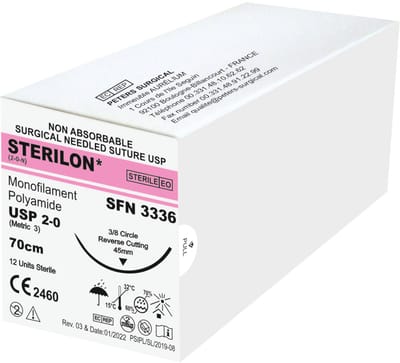 STERILON – Monofilament Polyamide Non Absorbable Suture - SFN 3336