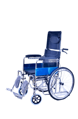 Reclining Commode Wheelchair