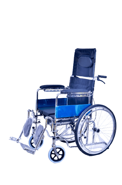 Reclining Commode Wheelchair