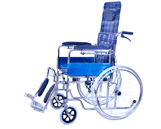 Reclining Wheelchair without Commode