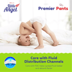 Little Angle Premier Baby Diaper Pants Pack of 3 (84 Pieces)