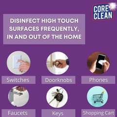 Core Clean Surface Wipes Lavender(100 Pulls)