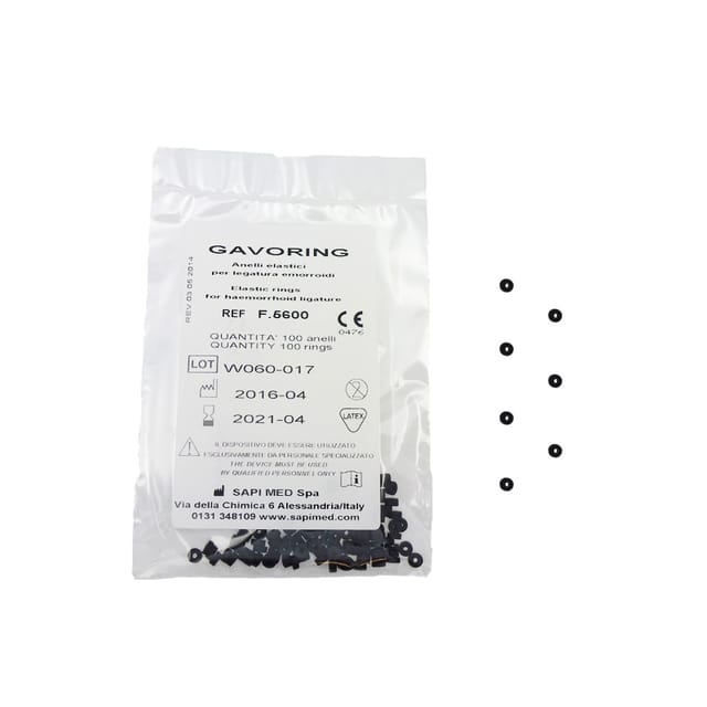 GAVORING  (PILES BANDS/ RINGS)- F-5600- PACK OF 100 NOS