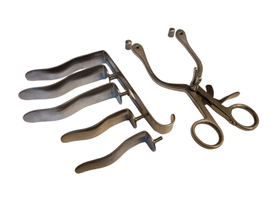 Parks Anal Retractor Set of 5 Blades